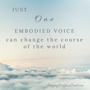 One Embodied Voice