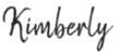 Kimberly's signature